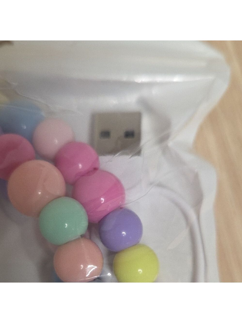 Colorful Beaded Charging Cable - Picture 2 of 4